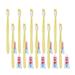 Beaupretty Travel Toothbrushes 10pcs DNF2 Travel Toothbrush and Toothpaste Set Individually Wrapped Disposable Toothbrush Kit for Women Men