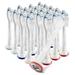 ZUVA (20-Pack) Electric Toothbrush MGF3 Replacement Heads Compatible with All Sonicare Snap-On Rechargeable Electric Toothbrushes.