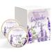 puresoak bath Lavender Body DNF2 Butter Set Lavender Lotion For Women And Men Body Butter For Dry Skin Lavender Gift Set-Ideal for Body & Hands & Feet 2 x 3.6 oz