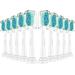 BrightDeal Brush Heads for DNF2 Philips Sonicare ProtectiveClean DiamondClean EasyClean HealthyWhite ExpertClean W C2 G2 C3 G3 W3 C1 Sonic Electric Toothbrush Replacement 4100 5100 White 10 Pcs