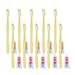 Beaupretty Travel Toothbrushes 10pcs MGF3 Travel Toothbrush and Toothpaste Set Individually Wrapped Disposable Toothbrush Kit for Women Men