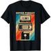 Never Forget Vintage Floppy Disk VHS Tape 90s 80s Cassette T-Shirt