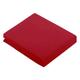 Drap plat uni en 100 % coton coton rouge x