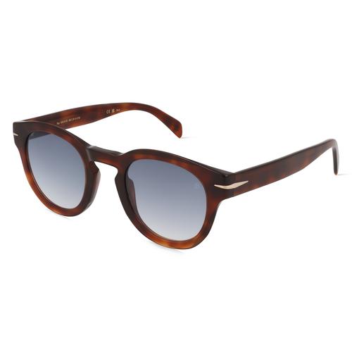 David Beckham DB 7041/S FLAT Herren-Sonnenbrille Vollrand Panto Acetat-Gestell, braun