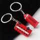 London Red Bus, Phone Box, Off-road Vehicle Keychain - British Travel Souvenir And Small Gift