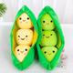 Funny Pea Pod Pillow Doll Plush Toy, Doll Pillow Plush Toy For Children Christmas, Halloween, Thanksgiving Gift