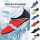 Men's Barefoot Aqua Shoes, Quick Dry Lightweight Non Slip Water Shoes For Summer Beach Creek Hiking Surfing Swimming Boating