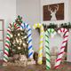 Christmas Inflatable Candy Cane Novelty Giant Crutch Stick Inflatable Christmas Decoration