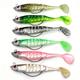 13cm 26g/10cm 15.5g Soft Vinyl Paddle Tail Fishing Lure - Perfect For Freshwater & Saltwater Fishing!