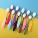 5pcs/pack Small/ Large Smooth Blending Brushes Soft Drawing Painting Brushes Flat Kit For Diy Cards Making Ink Application Tools When Crafting