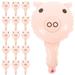 50 Pcs Hand Held Inflatable Stick Pig Balloon Baby Shower Decor Homecoming Decor