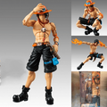 Anime Figure One Piece Zoro Action Figure PortgasÂ·DÂ· Ace Figure Sculpture Decoration Statue Doll Model Collectible Toy Figure 18cm