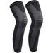 Full Leg Sleeves Long Compression Leg Sleeve Knee Sleeves Protect Leg for Man Women Basketball Arthritis Cycling Sport Football Reduce Varicose Veins and Swelling of Legs(Pair)Black2X-Large (1 Pai