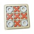 PETSOLA 2xWooden Board Tic TAC Toe Game XO Table Toy Puzzle Games Leisure Intelligent Brain Teaser for Entertainment Coffee Table Decor Multi 4 Pcs