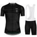 Cycling Jersey 2024 Men Summer Anti-UV Cycling Jersey Set Breathable Racing Sport Mtb Bicycle Jersey Bike Cycling Clothing Suit 11 3XL