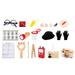 Detective Dress up Kit Kids Toys Cosplay Suits for Boys Tool Accessories Toddler Beech