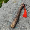 SRstrat Wood Replacement Handle for Camp Axe Wooden Axe Handle Hatchet Handle Wooden Axe Handle Spare Axe Handle Red Rope Luck Axe Handle