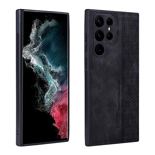 Handy Hülle Handyhüllen Für Samsung Galaxy S25 S24 S23 S23 FE S22 S21 Ultra Plus A55 5G A35 5G A25 A15 Rückseite Nicht vergilbend Warm Stoßfest Retro TPU PU-Leder Image