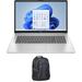 HP Laptop 17 Home/Business Laptop (Intel i3-1215U 6-Core 17.3in 60 Hz Full HD (1920x1080) Intel UHD 16GB RAM 1TB PCIe SSD Wifi Webcam Bluetooth Win 10 Pro) with Premium Backpack