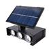 Solar Lights for Outside Solar Up and Down Wall Lights Outdoor Small Solar Step Light Waterproof Warm White Deck Lighting Illuminate Exterior Light Fixture