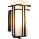 Large Outdoor Wall Lights 15.35 H x 6.7 W Waterproof Wall Lantern Exterior Light Fixture for Entryways Yards Garage Front Porch Metal Frame with Frosted Glass Black (Large)