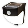 Jaxnfuro Solar Outdoor LED Light â€“ Sensor â€“ Flood & Security Wedge Light â€“ 120 Degree Coverage - Bronze