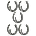 5 Pcs Hook up Keychain Hanging Reusable Hat Accessories Horse Coat Hooks Vintage Storage Wall Rack Hangers Decor