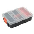 Durable Cases Storage for Small Tools Accessories Two Layer Plastic Heavy Duty Components Storage Case Screw Tool Box Assortment Boxes Small Parts Tool Box Portable Hardware Tool Box Organizer