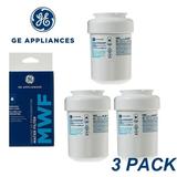 MWF Water Filter for GE Refrigerators Replacement Water Filter Cartridge for GE MWF Carbon Block Filtration Certified to Remove Odor and Particulates White Pack of 3
