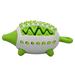 Dog Treat Dispensing Toy Hedgehog Shape Safe Puppy Treat Puzzle Toy Teeth Grinding Cleaning Bite Resistant Dog Food Dispensing Toy[Green]