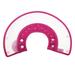 Pets Plastic Clear Cone Recovery Collar for Small Dogs & Cats - Size L(Rose Red)