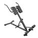 Foldable Roman Chair Hyperextension Bench ab Workouts Sit Up Gym Bench 440 LBS with Dip Bars for Home