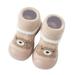 rinsvye Toddler Kids Infant Baby Boys Girls Shoes First Walkers Thickened Warm Cute Cartoon Socks Shoes Antislip Shoes Prewalker Sneaker Girls Tennis Shoes Size 3 Cat And Girls Sandals Boys Shoes