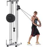 LAT Pulldown Machine Home Gym Fitness fit for homes gyms and offices Silver
