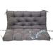 replacement cushions for outdoor YPF5 swing 2-3 Seater Waterproof Thicken 5 Swing Chair Pads High elastic PP cotton filling UV-resistant Patio Loveseat Cushion swing cushion 60 x40 /dark gray