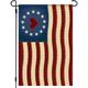 American flag beloved garden flag vertical double-sided American flag outdoor decoration American Star Spangled flag heart garden flag yard outdoor decoration