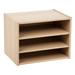 IRIS USA 3-Shelves Modular YPF5 Wood Stacking Storage Box for Office Closet and Nightstand Easy Assembly Customizable Stacking Storage Boxes Light Brown