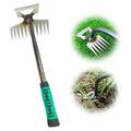 Ljxge Trim Tool Gardening Hand Weeder Tools 2024 New Weeding Artifact Uprooting Weeding Tool Durable Steel Hand Weeder Tool Manual Multifunctional Weeders Gardening Tools for Yard And Garden