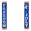 Independence Day Couplets American Freedom Hanging Flag The Banner Emblems Porch Sign 4th of July Door Decoration
