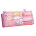Pink Pencil Case Cute Pencil Pouch for Girls Pencil Case Organizer Big Pen Bag Kawaii College School Pencil Case for Student Teen Girl Kids Pink