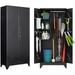TJUNBOLIFE Metal Cabinet Garage lockers lockers with Doors and Shelves 71 Steel lockers Tool cabinets lockers Suitable for Offices basements Warehouses classrooms and Gyms