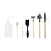 Huayishang Holder Clearance Piece Succulent Rake Tools Shovel Garden 7 Set Gardening Fork Patio & Garden Tools