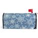 SKYSONIC Winter Christmas Snowflakes Magnetic Mailbox Cover Letter Post Box Cover Standard Size 21 x 18 Inch Mailbox Cover for Home Garden Yard Patio Outdoor Decor