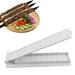 Single Row Kebab Maker BBQ Meat Skewer Machine Kebab Press Maker Reusable BBQ Skewer Maker Kebab - White