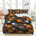 3D Sports Fire Basketball Bedding Set for Teen Boys Duvet Cover Sets with Pillowcases Twin Full Queen King Size 3PCS 1 Duvet Cover+2 Pillow shams