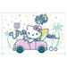 Hello Kitty: 20 Kawaii Vacation - Let s Go Wall Poster 14.725 x 22.375 Framed