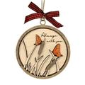 Meuva Butterfly Pendant Christmas Wooden Decoration Pendant Forever Ornament Rocking Ornament Hummingbird Stained Glass Ornament Christmas Decorations