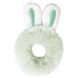 Blekii Bunnys Hair Clip / Hair Band Cute Stuffed Rabbit Ears Hair Clip Plush Bunnys Ears Ponytail Holder Hair Scrunchy for Children Girls Hair Ties Green Clearance