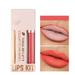 GHSOHS Black Lipstick Red Lip Oil Lip Plumper Non Stick Cup Lip Gloss Lipliner Combination Set Lipstick Velvet Lipliner Integrated And Lip Gloss Lip Makeup Set Suitable for Girls And Women N F