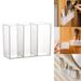 Japceit Home Organizer Moving Bags Cosmetic Household Small Items Storage Box Wall Mounted Divider Box